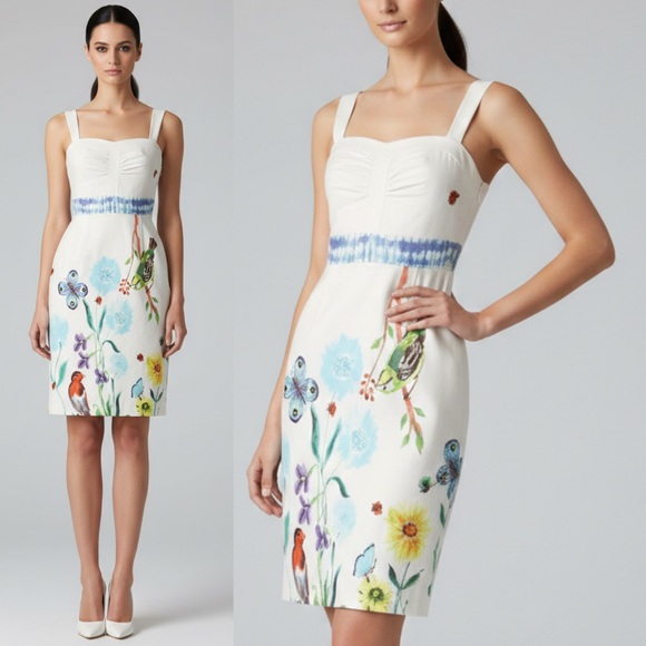 Anthropologie Dresses & Skirts - Anthropologie x Nathalie Lete Paris Pigment & Canvas Cotton Mini Dress Size 2